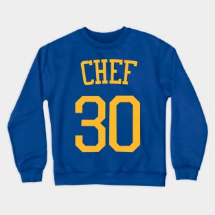 Steph Curry 'CHEF' Nickname Jersey - Golden State Warriors Crewneck Sweatshirt